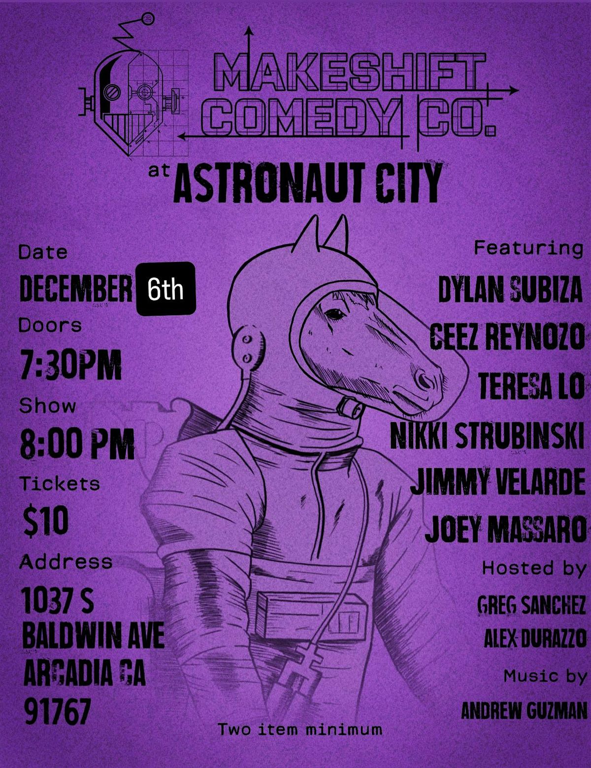 Makeshift Comedy @ Astronaut City III