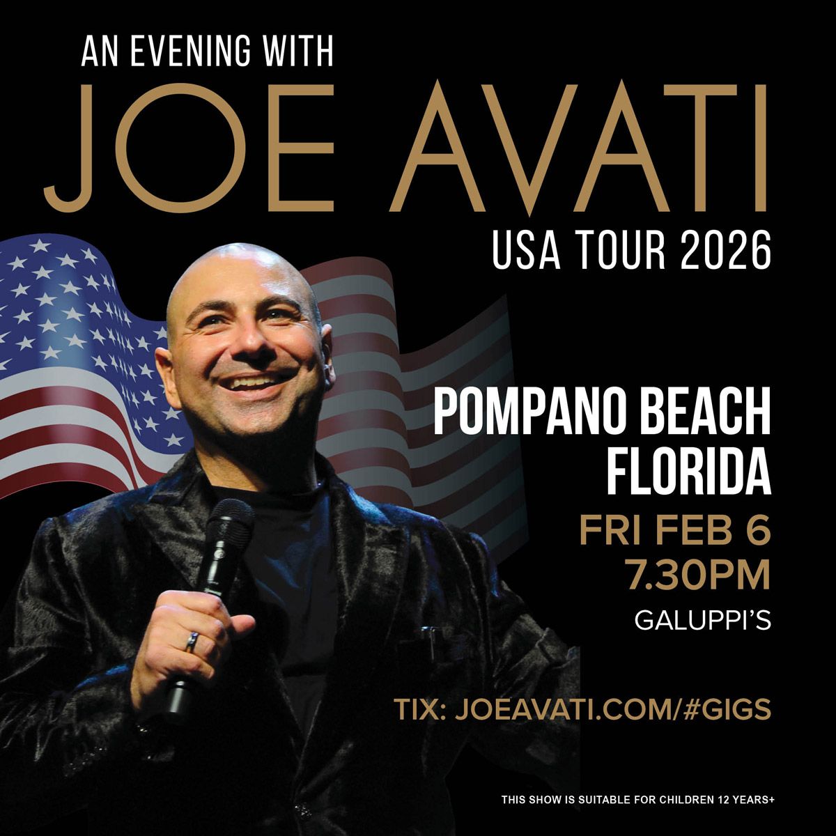 An Evening with Joe Avati at Shubert Theater New Haven