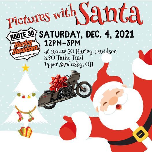 Upper Sandusky Christmas Parade 2022 Pictures With Santa | Route 30 Harley-Davidson, Upper Sandusky, Oh |  December 4, 2021