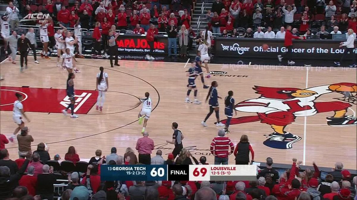 Louisville Cardinals at Georgia Tech Yellow Jackets Womens Basketball