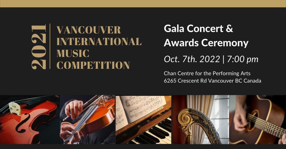 Vancouver International Music Competition Gala Concert & Awards