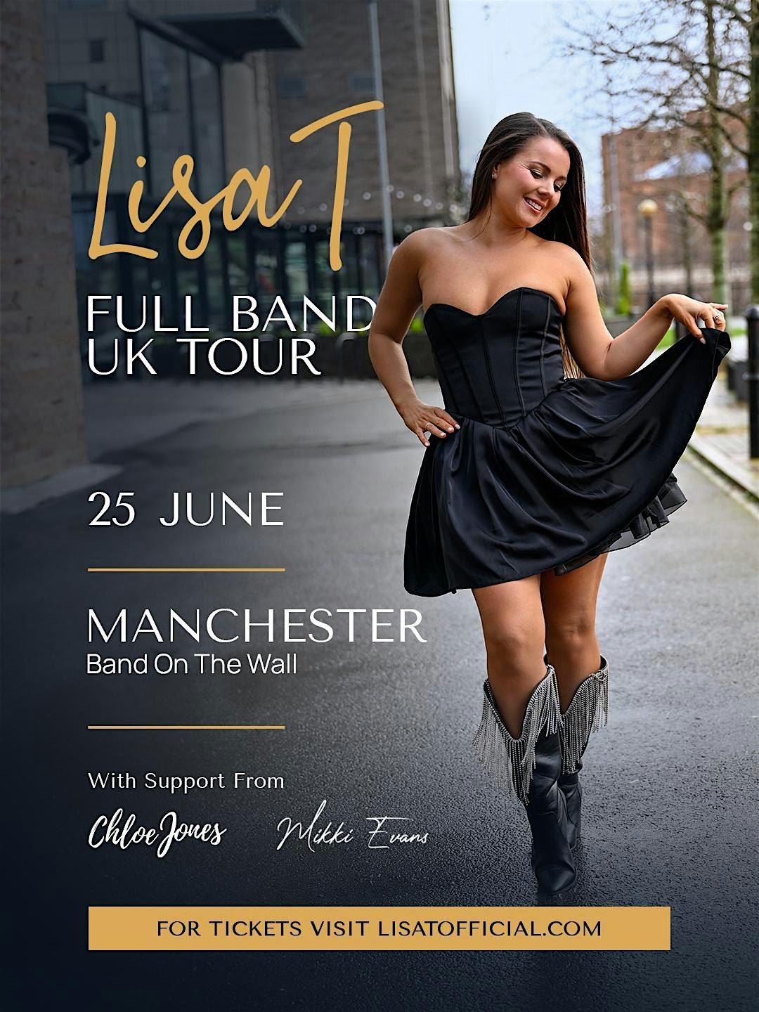 Lisa T UK Tour | Country Pop |25\/06\/26 | Manchester Band on the Wall