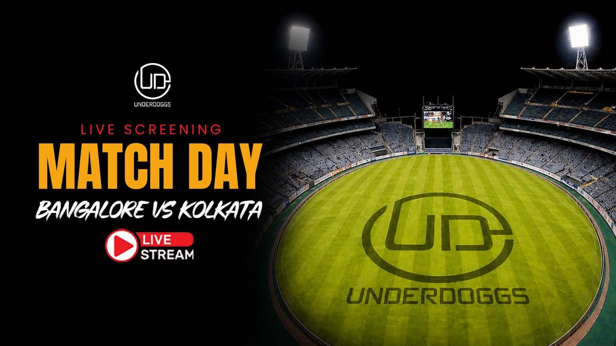 Screening of Bengaluru vs Kolkata at Underdoggs Hyderabad