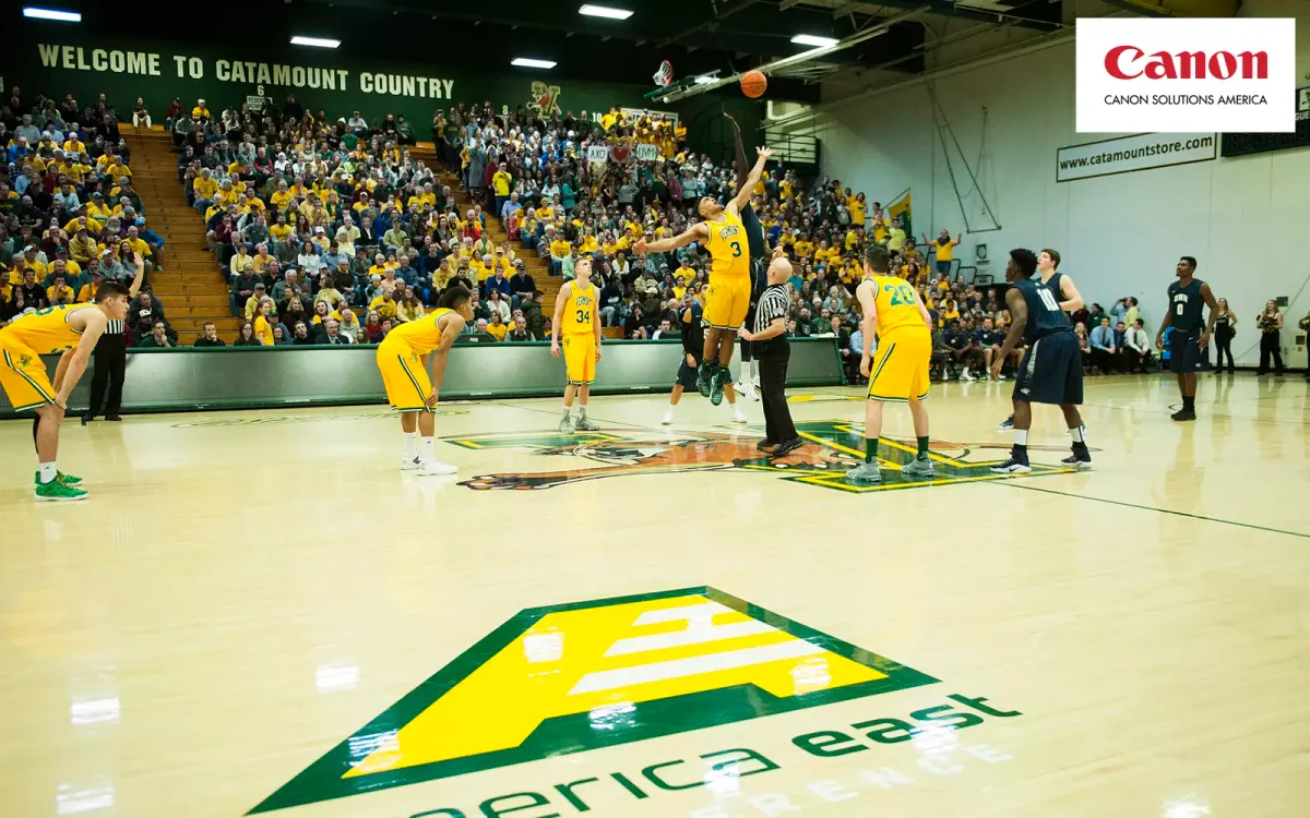 Parking Bryant Bulldogs at Vermont Catamounts Mens Basketball