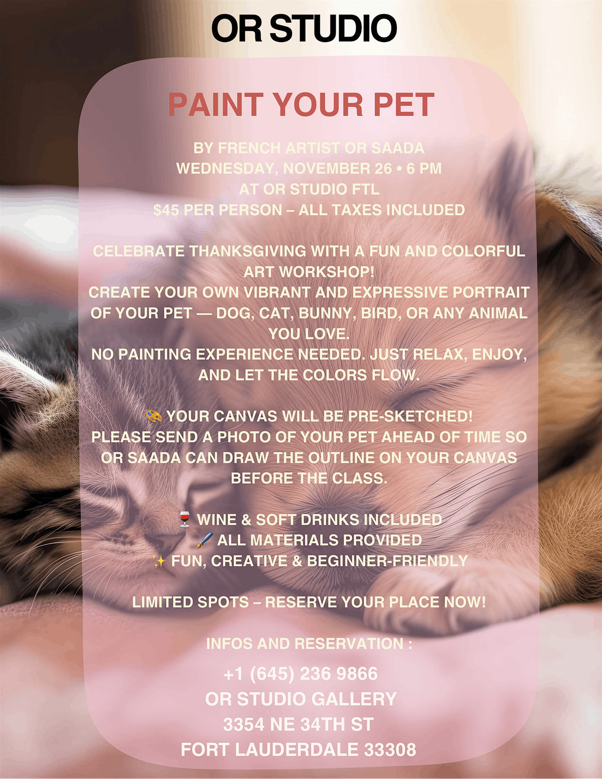 PAINT YOUR PET \u2013 Thanksgiving Edition