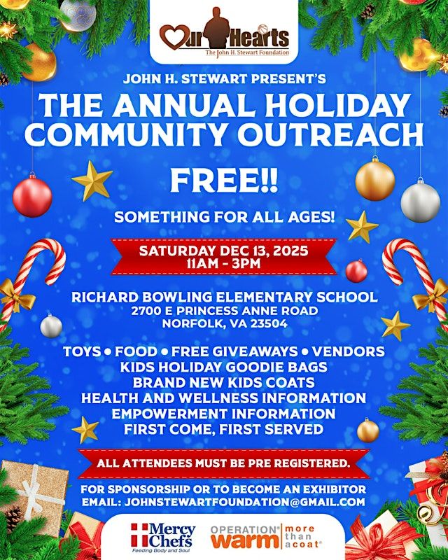 Annual Holiday Community Outreach