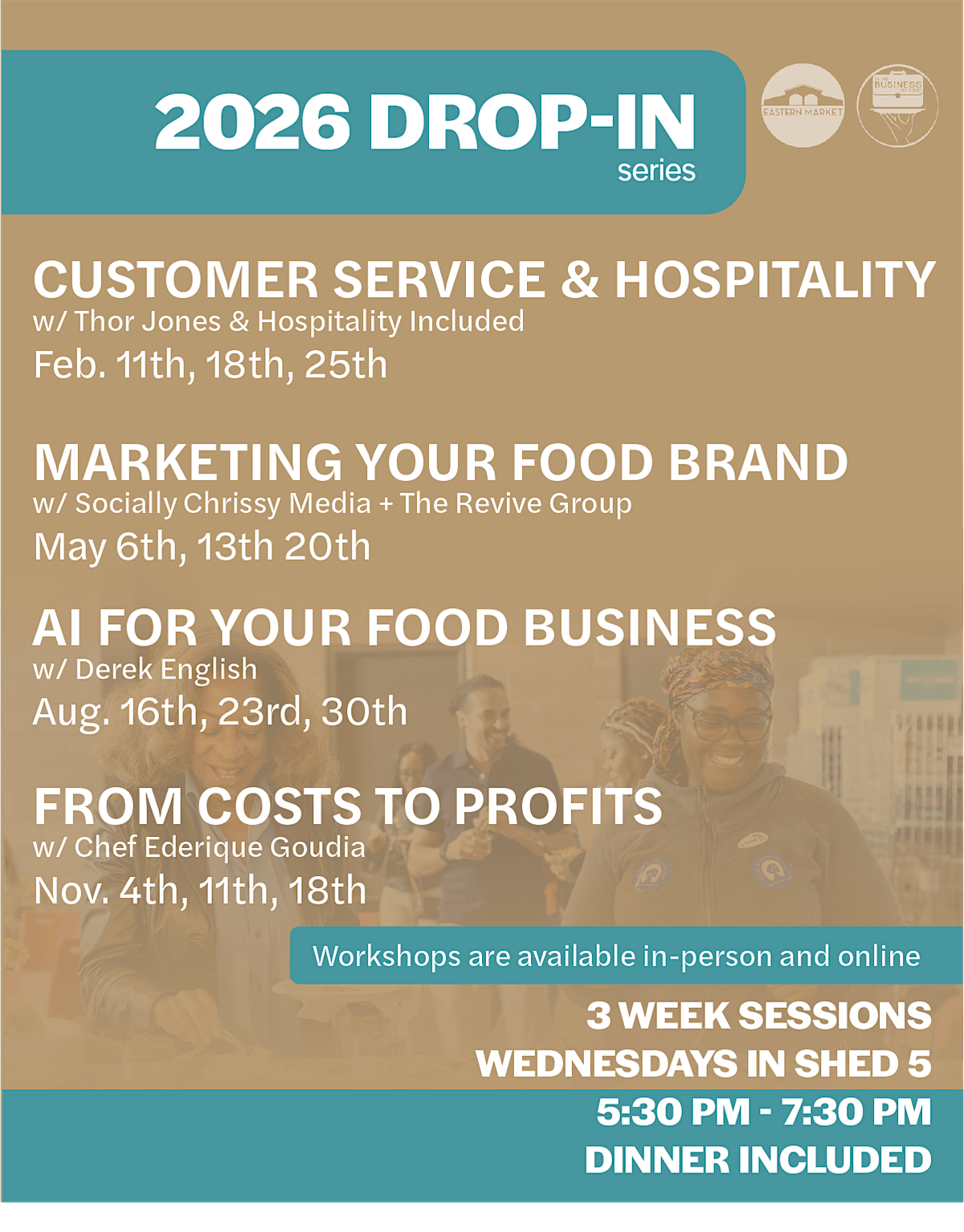 Quarterly Drop-In Series: AI for your Food Business with Derek English