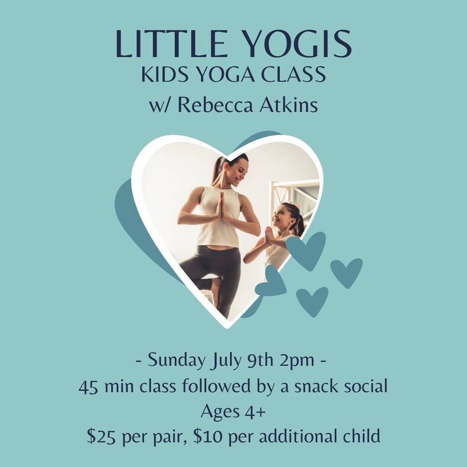 Little Yogis Class ShangriLa Hot Yoga, Clarksville, TN July 9, 2023