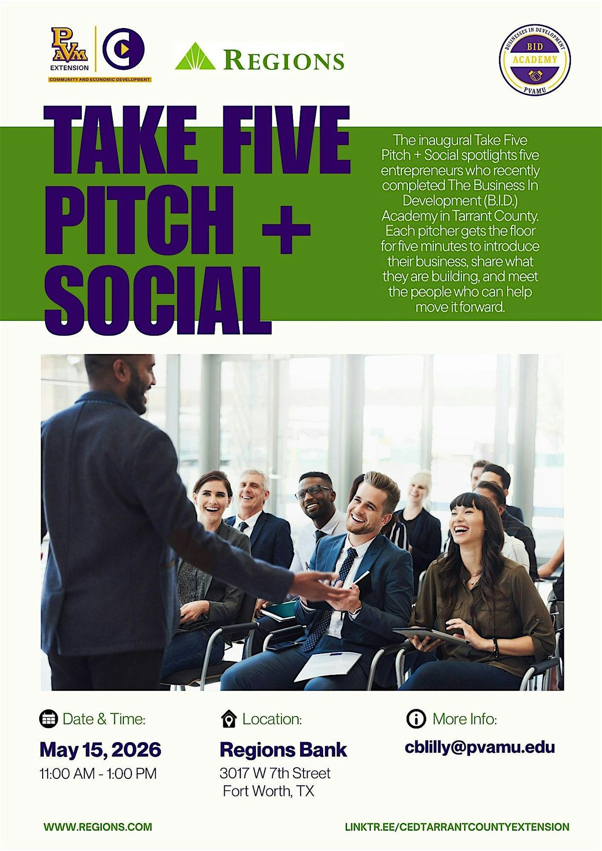 Take Five: Pitch + Social