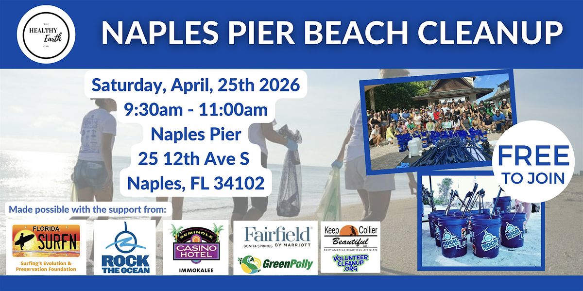 Naples Pier Beach Cleanup
