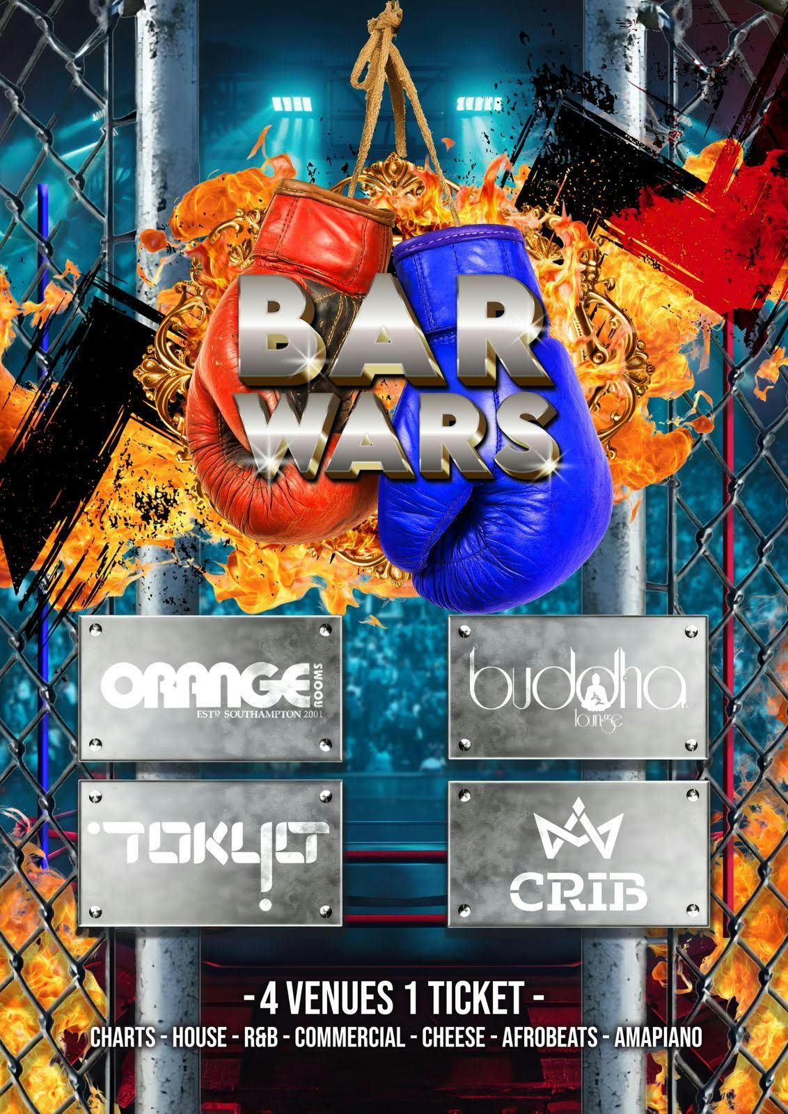 FRESHERS - BAR WARS MULTI VENUE PARTY
