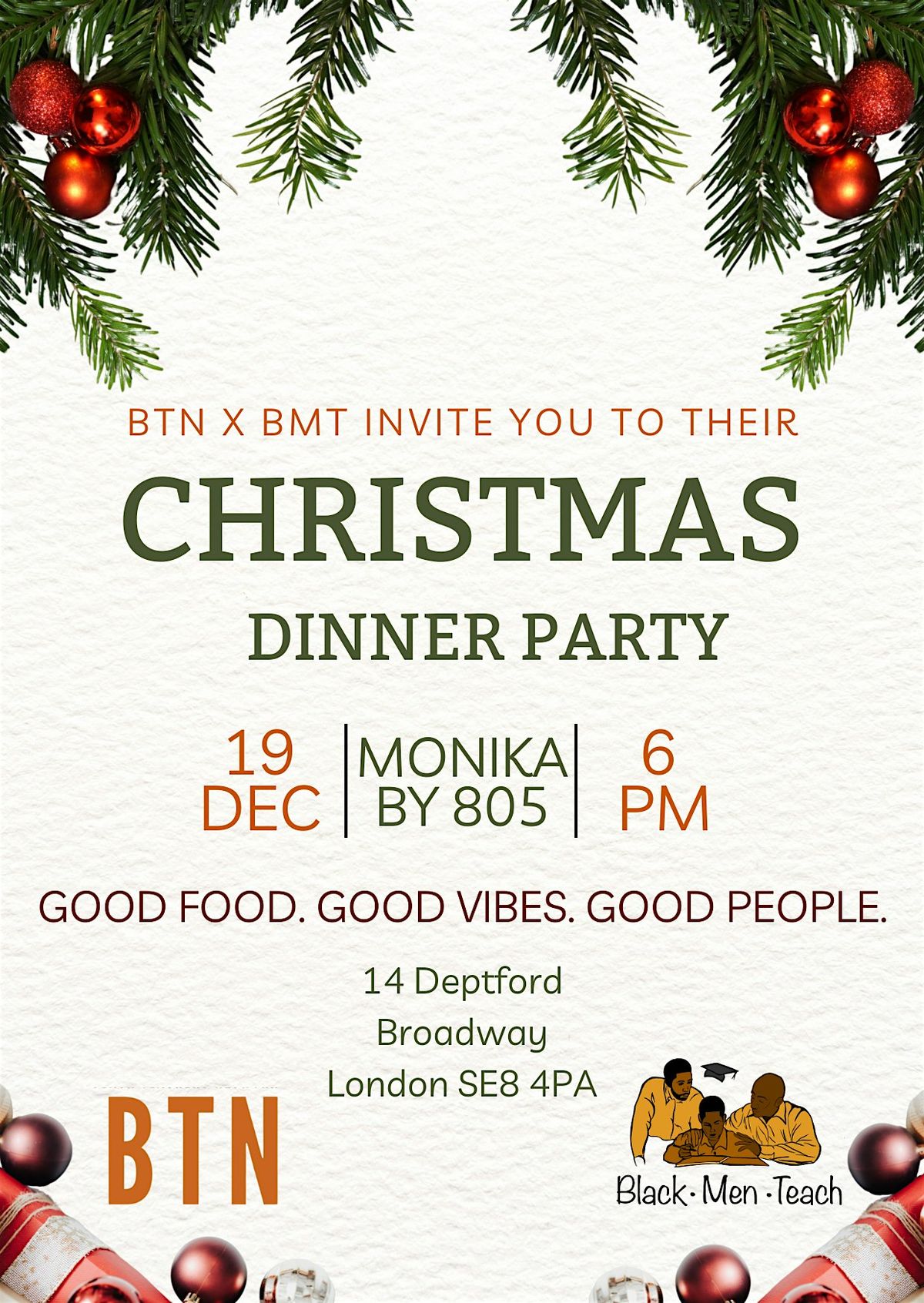 BTN x BMT Christmas Dinner