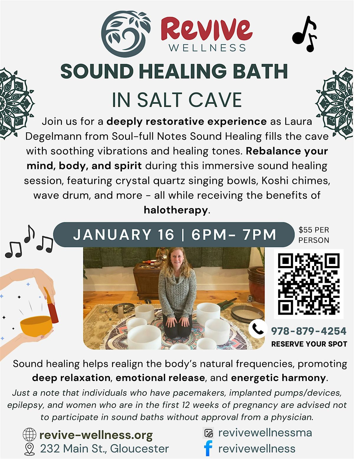 Sound Healing Bath in the Salt Cave