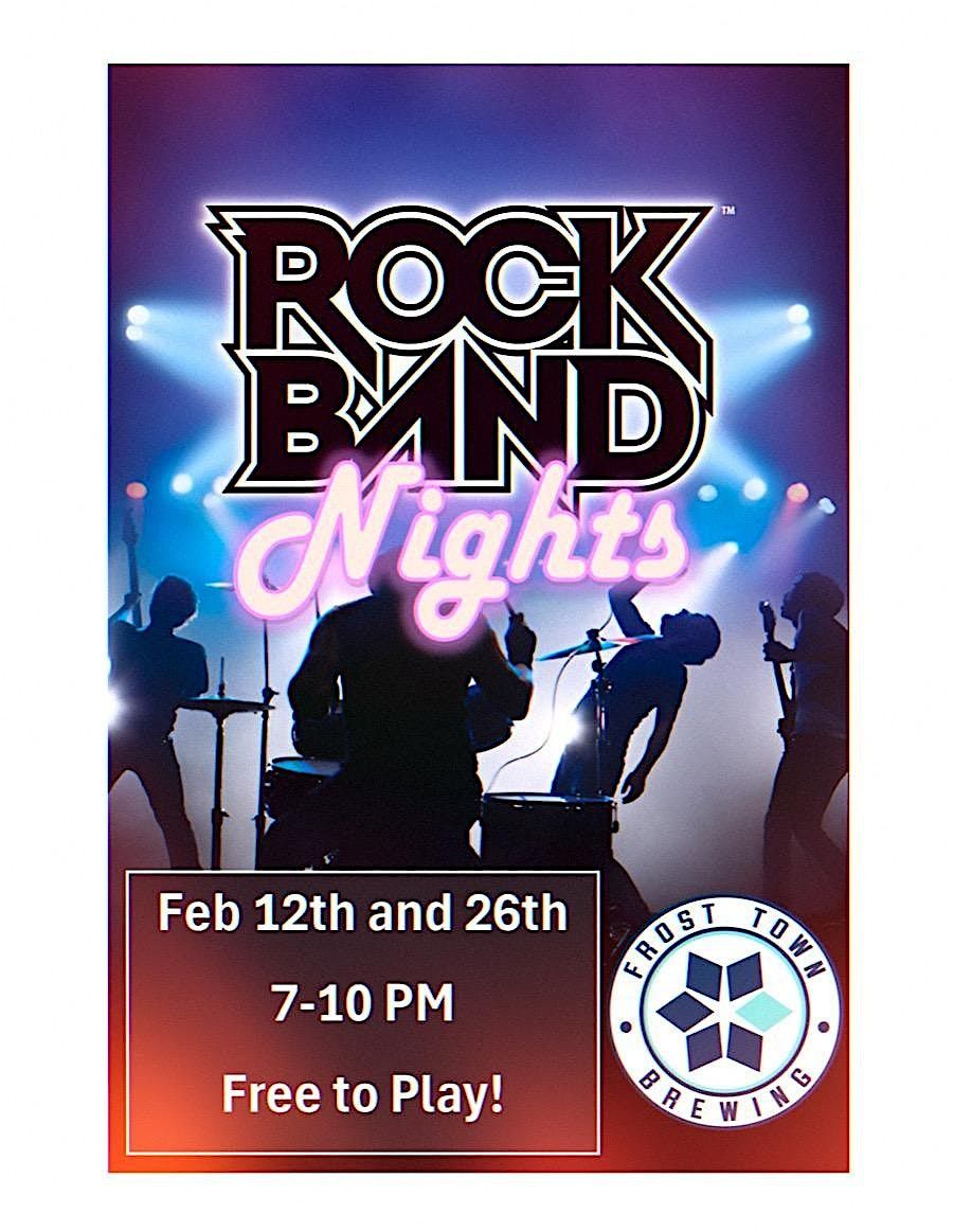 Rock Band Nights at Frost Town!