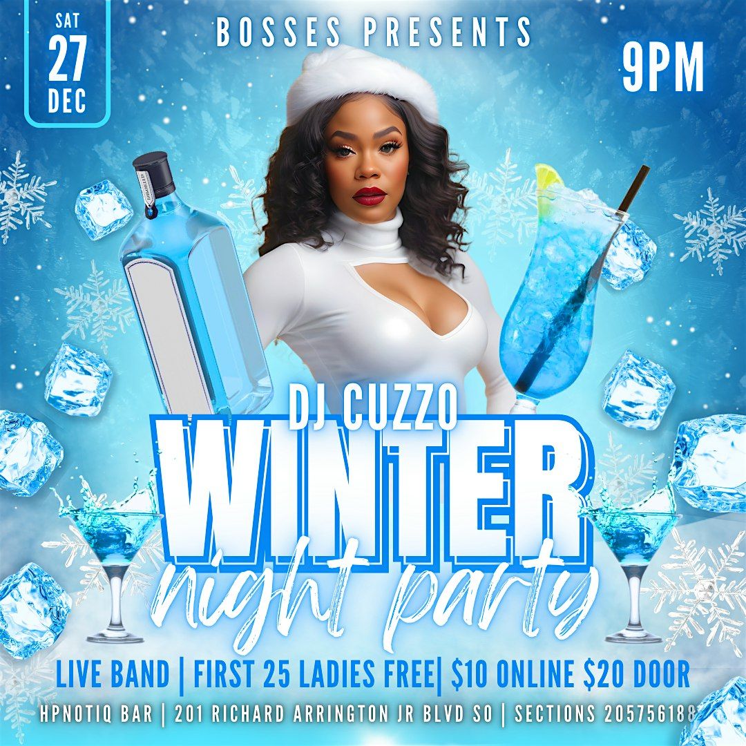 Winter night party  live band with DJ Cuzzo