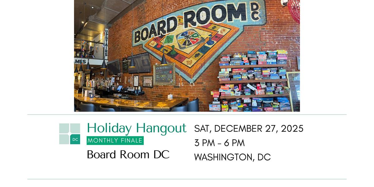 TAP-DC Holiday Hangout