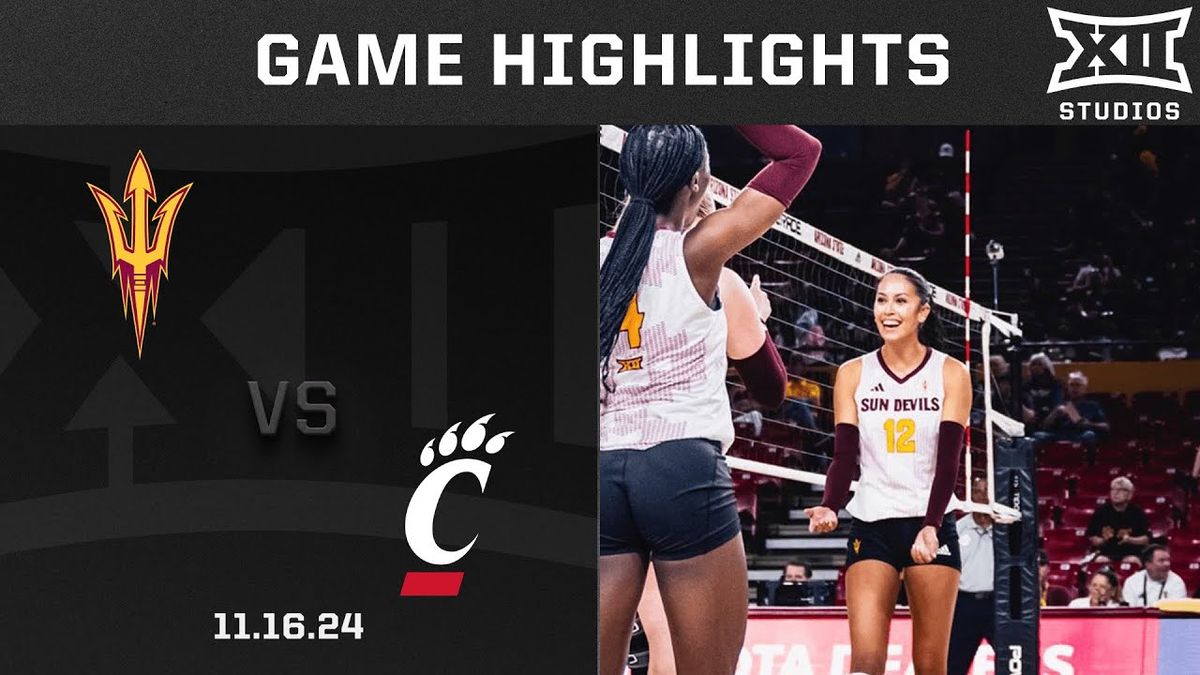 Arizona State Sun Devils Women's Volleyball vs. Cincinnati Bearcats