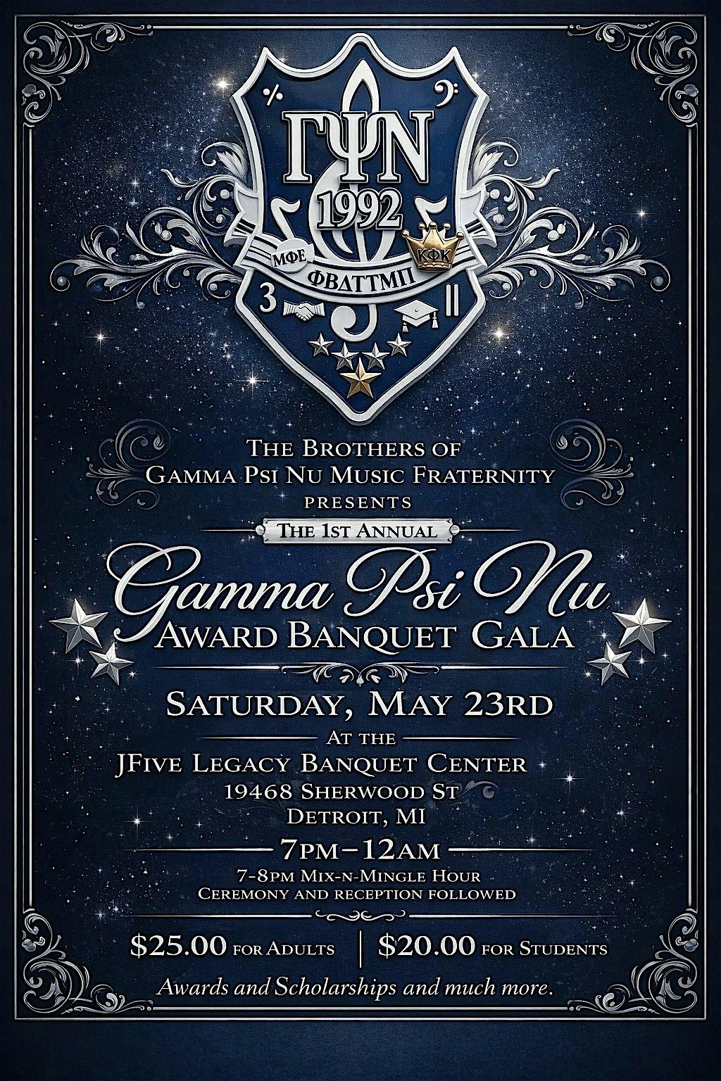 Gamma Psi Nu Award Banquet Gala