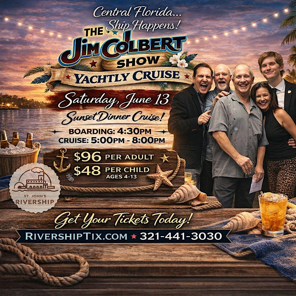 The Jim Colbert Show Yachtly Dinner Cruise Aboard the Barbara Lee