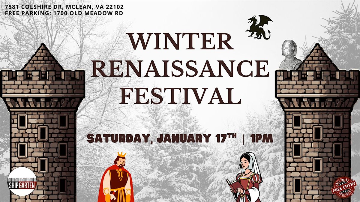 Winter Renaissance Festival at Shipgarten, Mclean on 17th January, 2026