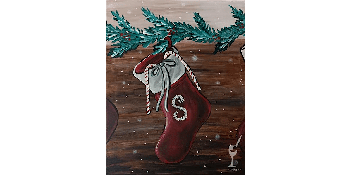 Memories Begin With Filled Stockings - Paint and Sip in Houston | Classpop!\u2122