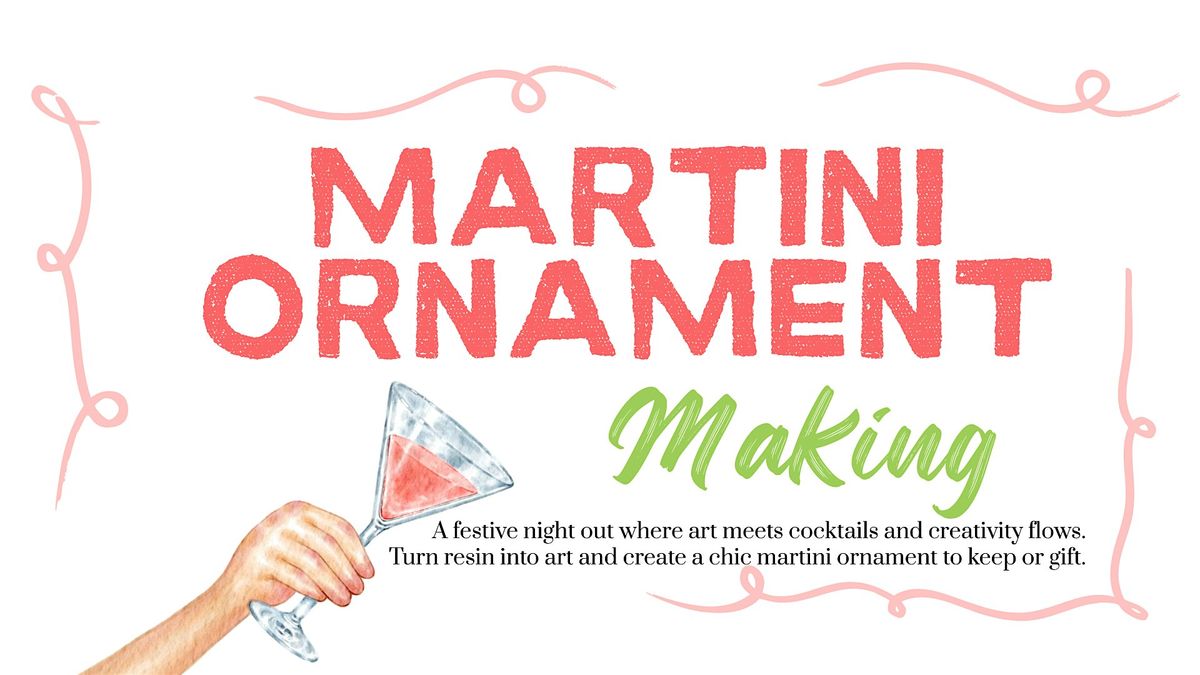 Resin Martini Ornament Making