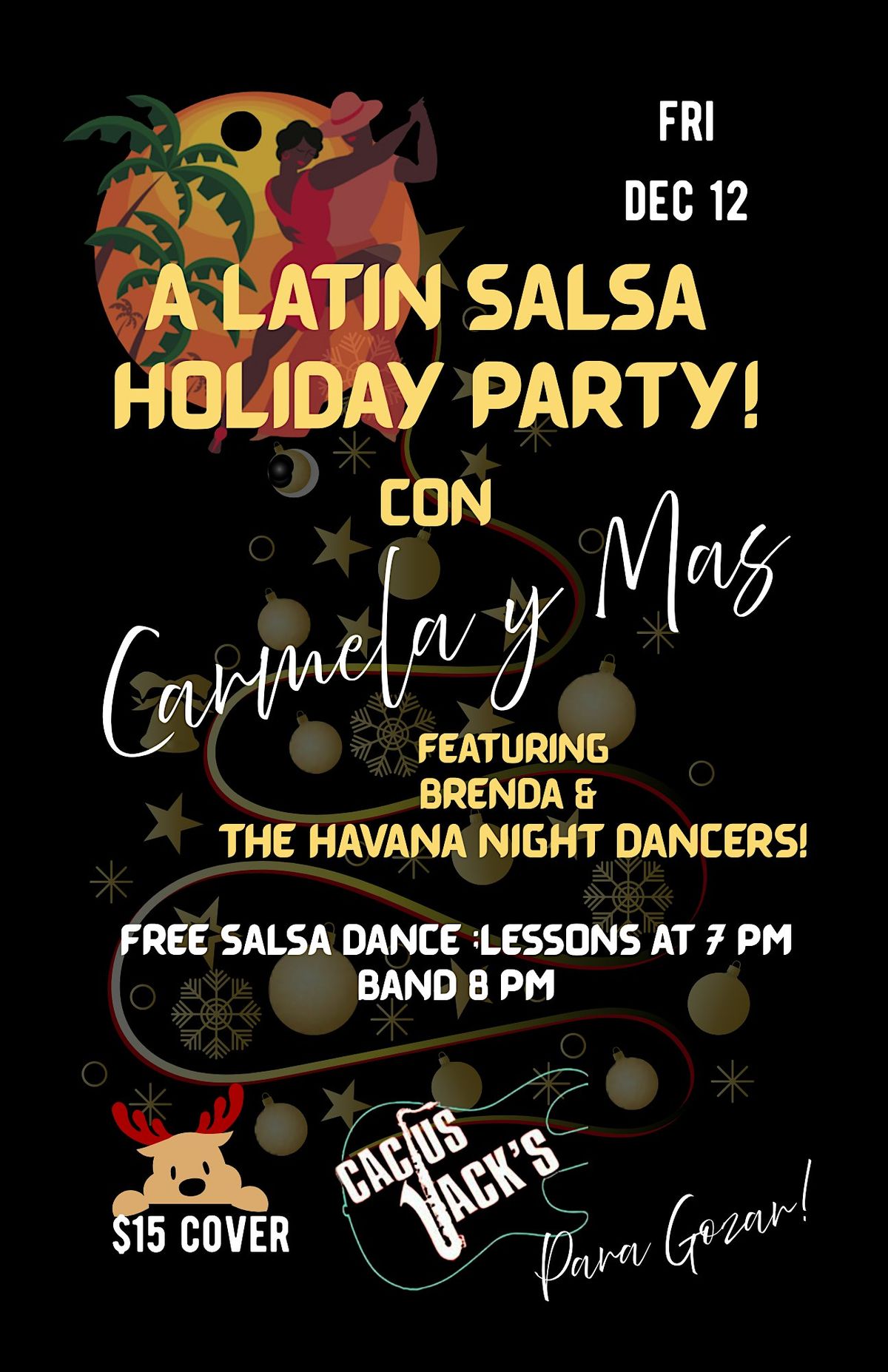 Carmela y Mas Latin Salsa Holiday Party