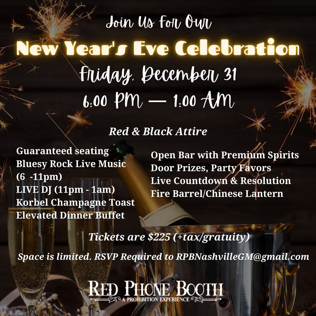 A Nashville Country New Years Eve Party at Music Farm Charleston