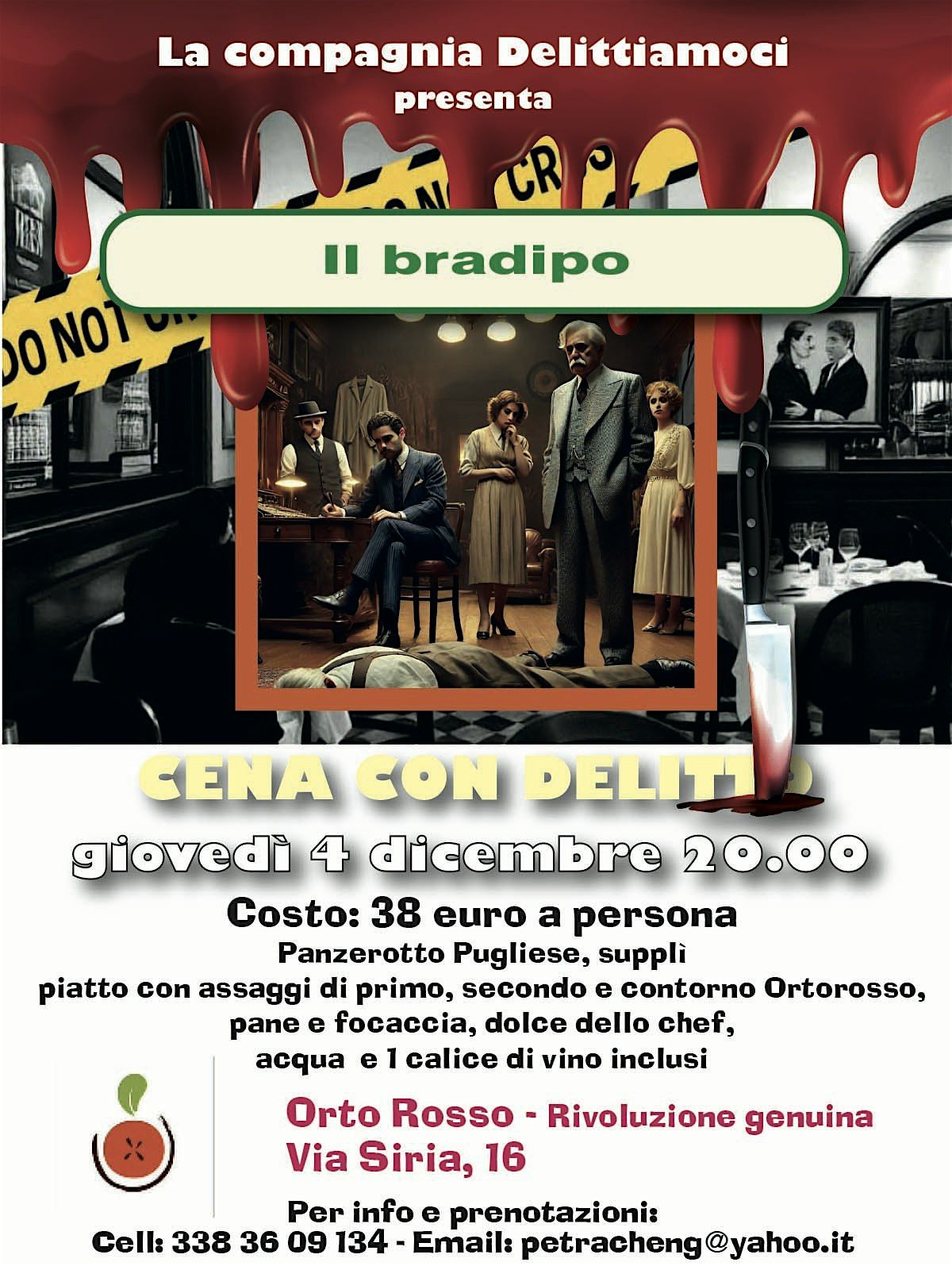 Cena con delitto "Il bradipo"