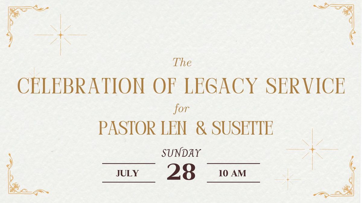 Celebration of Legacy for Len and Susette Burdick | 2870 Middle Rd ...