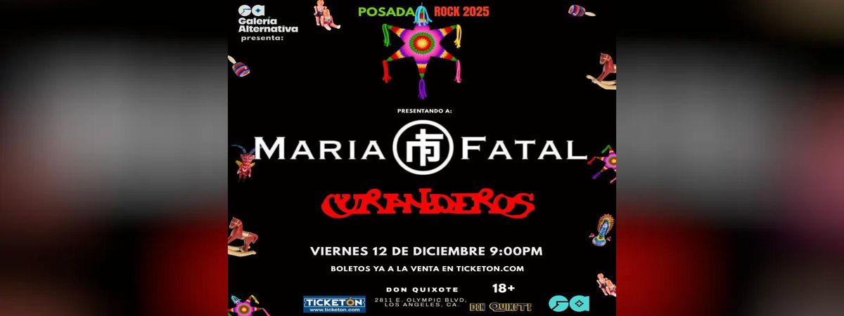 POSADA ROCK 2025 CON MARIA FATAL