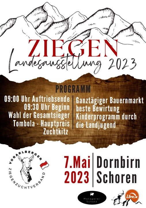 Ziegen Landesausstellung 2023 | Dornbirn Schorenhalle, Hohenems, VO ...