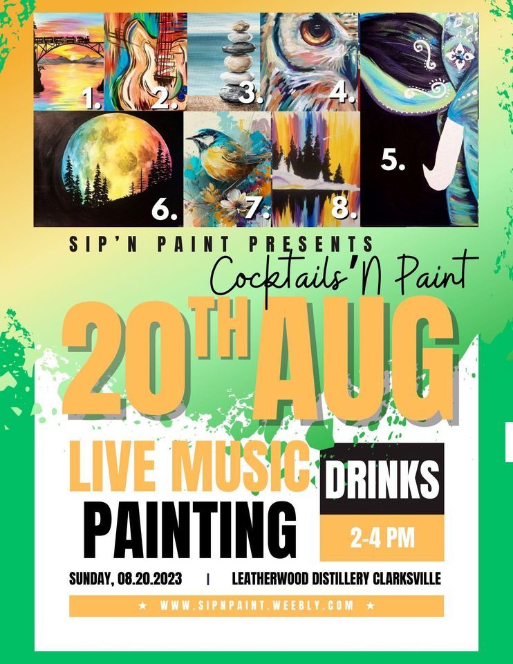 August Cocktails N Paint! 