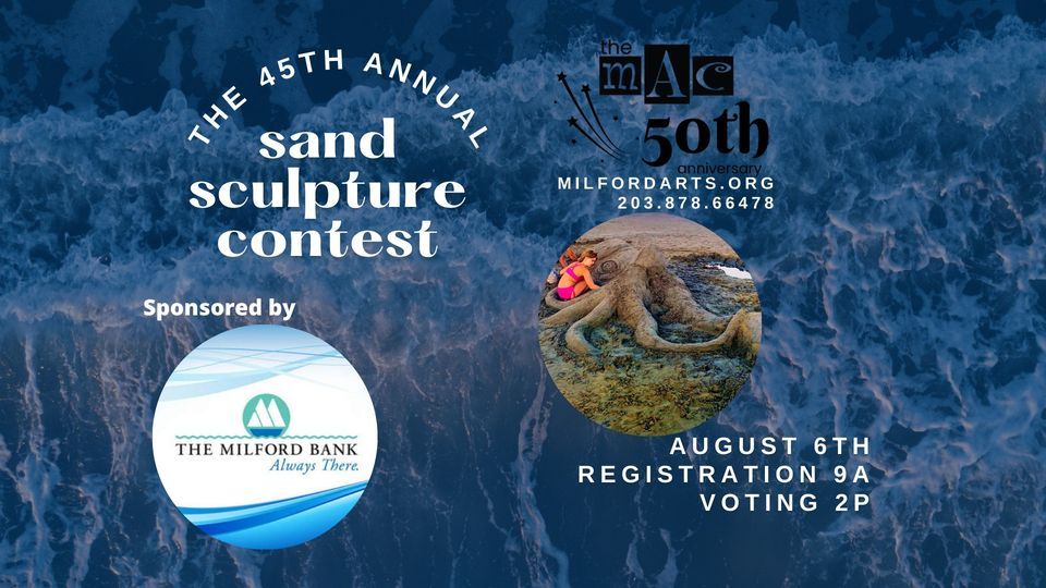 The 45th Annual Sand Sculpture Contest at Walnut Beach Pier, Milford on ...