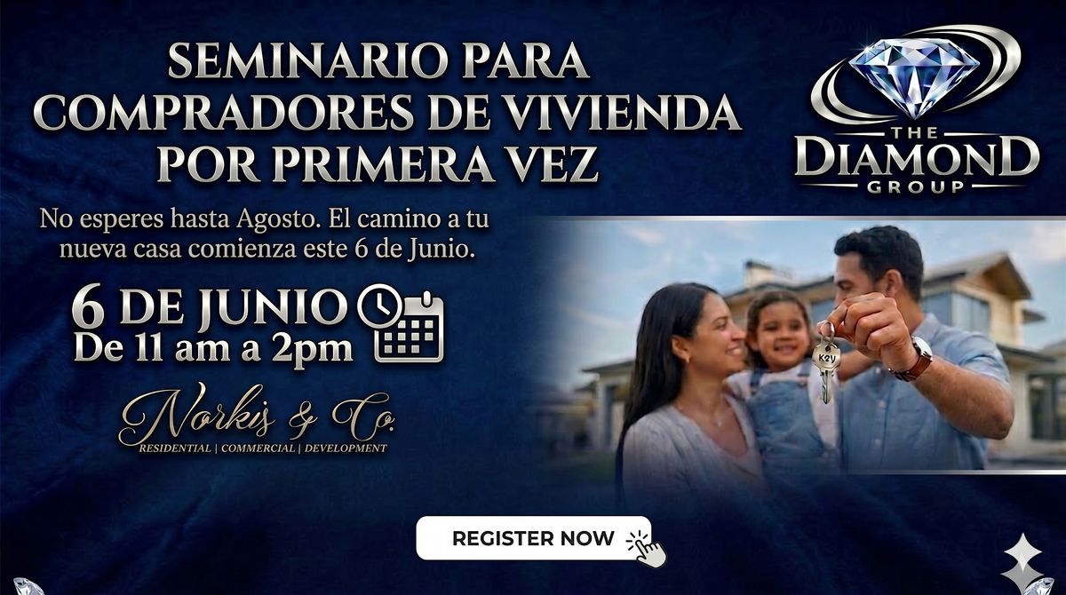Seminario para compradores de vivienda por primera Vez
