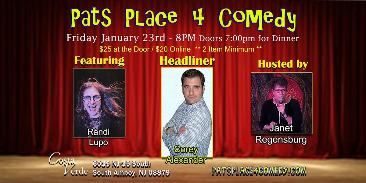 Corey Alexander Headlines at Costa Verde 1\/23\/2026