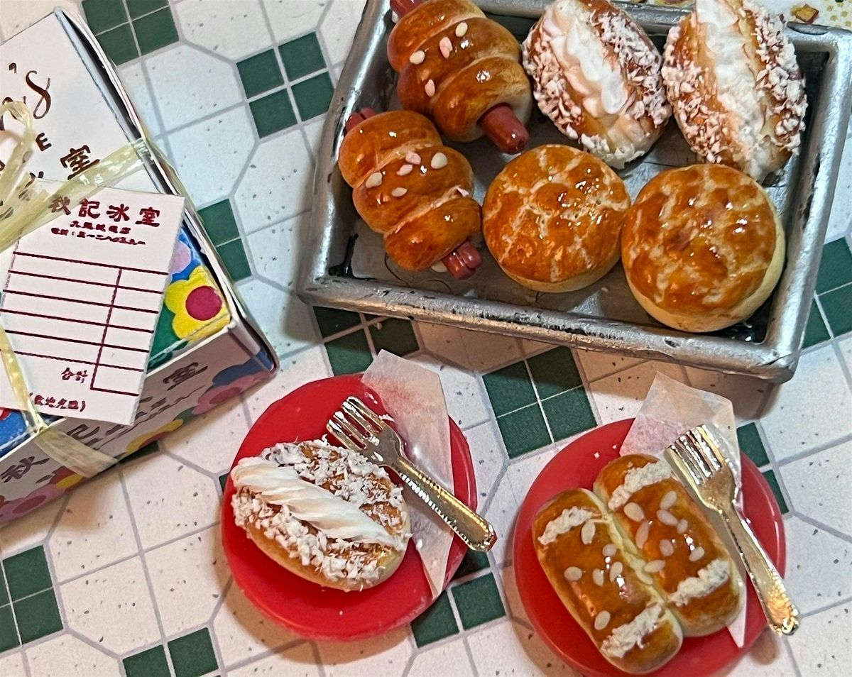 Resin Clay Workshop - Miniature "Hong Kong Buns" \u8ff7\u4f60\u6a39\u8102\u9ecf\u571f\u5de5\u4f5c\u574a\u4e4b\u6e2f\u5f0f\u9eb5\u5305\u5305\u5305
