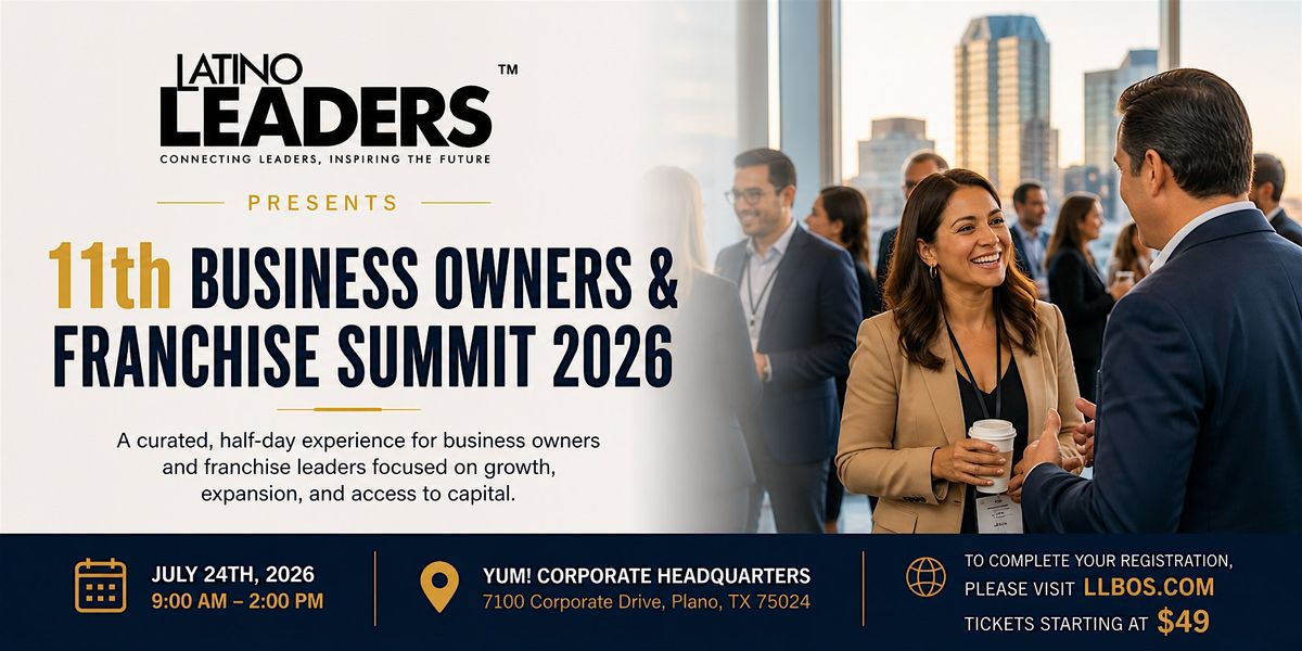 11th Business Owners and Franchise Summit 2026