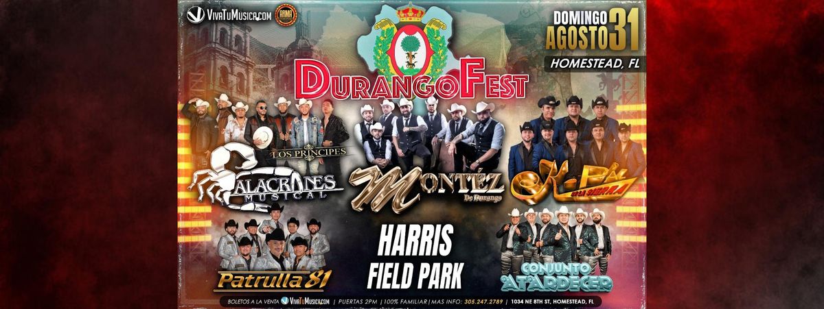 Parking Durango Fest with Alacranes Musical, Montez De Durango