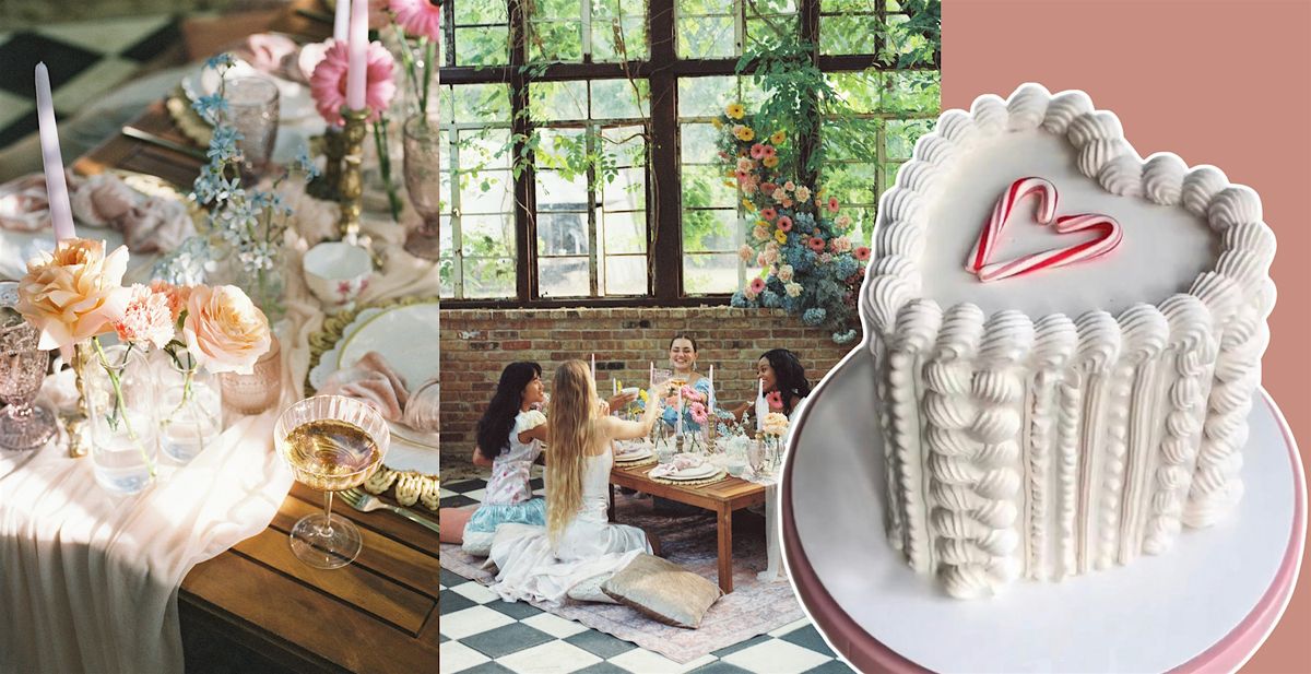 Cake Decorating Class & Tea Party | Candy Cane Hearts