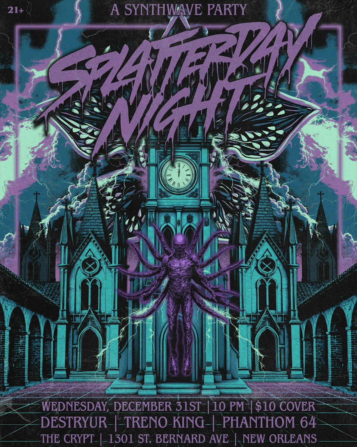 Splatterday Night: A New Year's Eve Synthwave Party