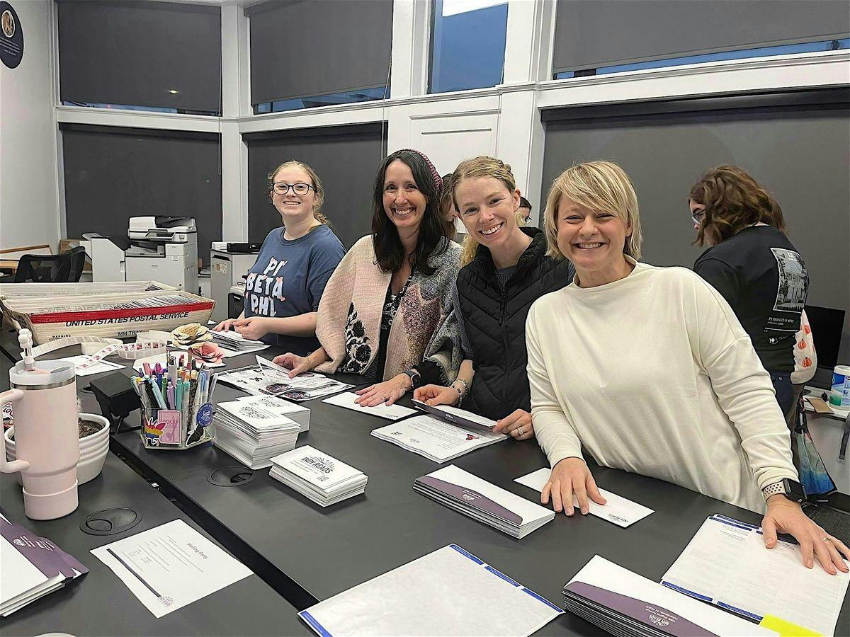 Volunteer Opportunity Mailing Party: Come When You Can!