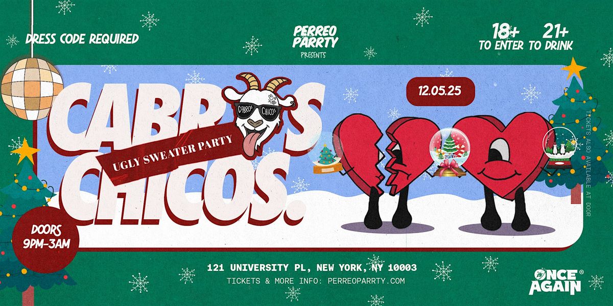 Cabros Chicos - Ugly Sweater Party | (18+)