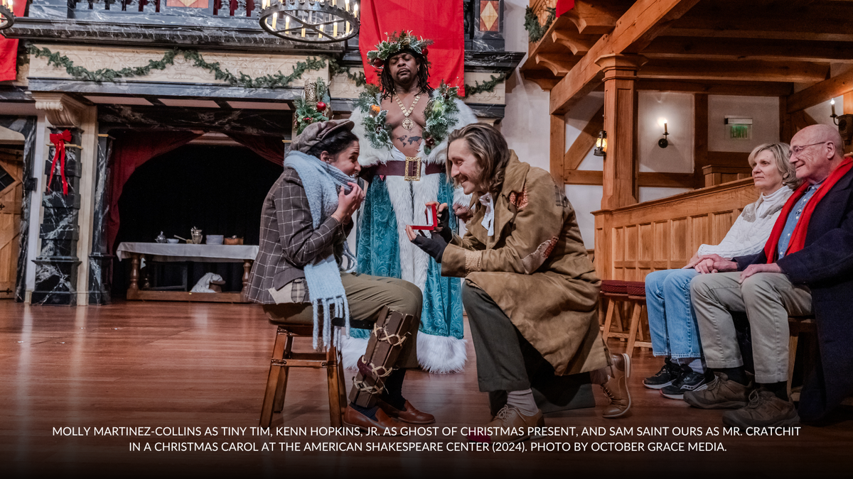 A Sainted Christmas Carol: Iced Scrooge at Carolina Theatre - Fletcher Hall