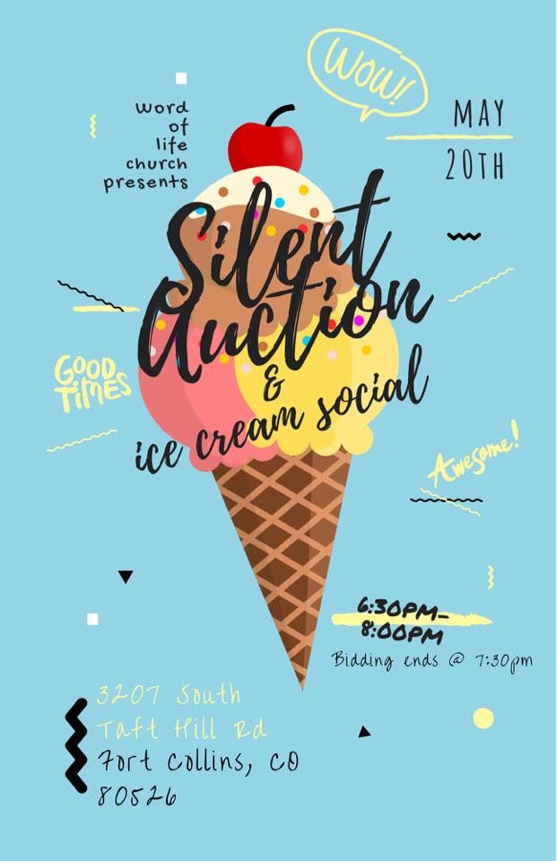 Silent Auction & Ice Cream Social | Word of Life Lutheran Brethren ...