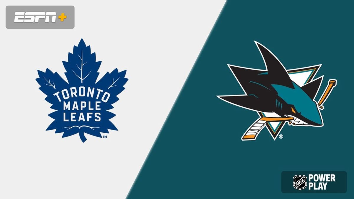 San Jose Sharks at Toronto Maple Leafs
