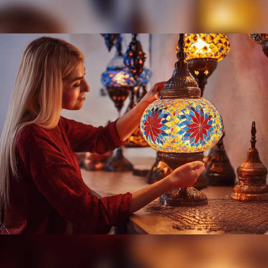 Mosaic lamp workshop