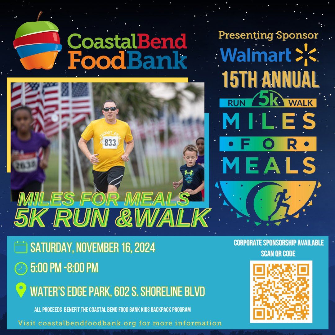 Coastal Bend Food Bank Miles for Meals 5K Run & Walk 602 S. Shoreline