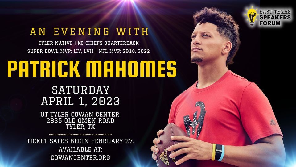 An Evening with Patrick Mahomes