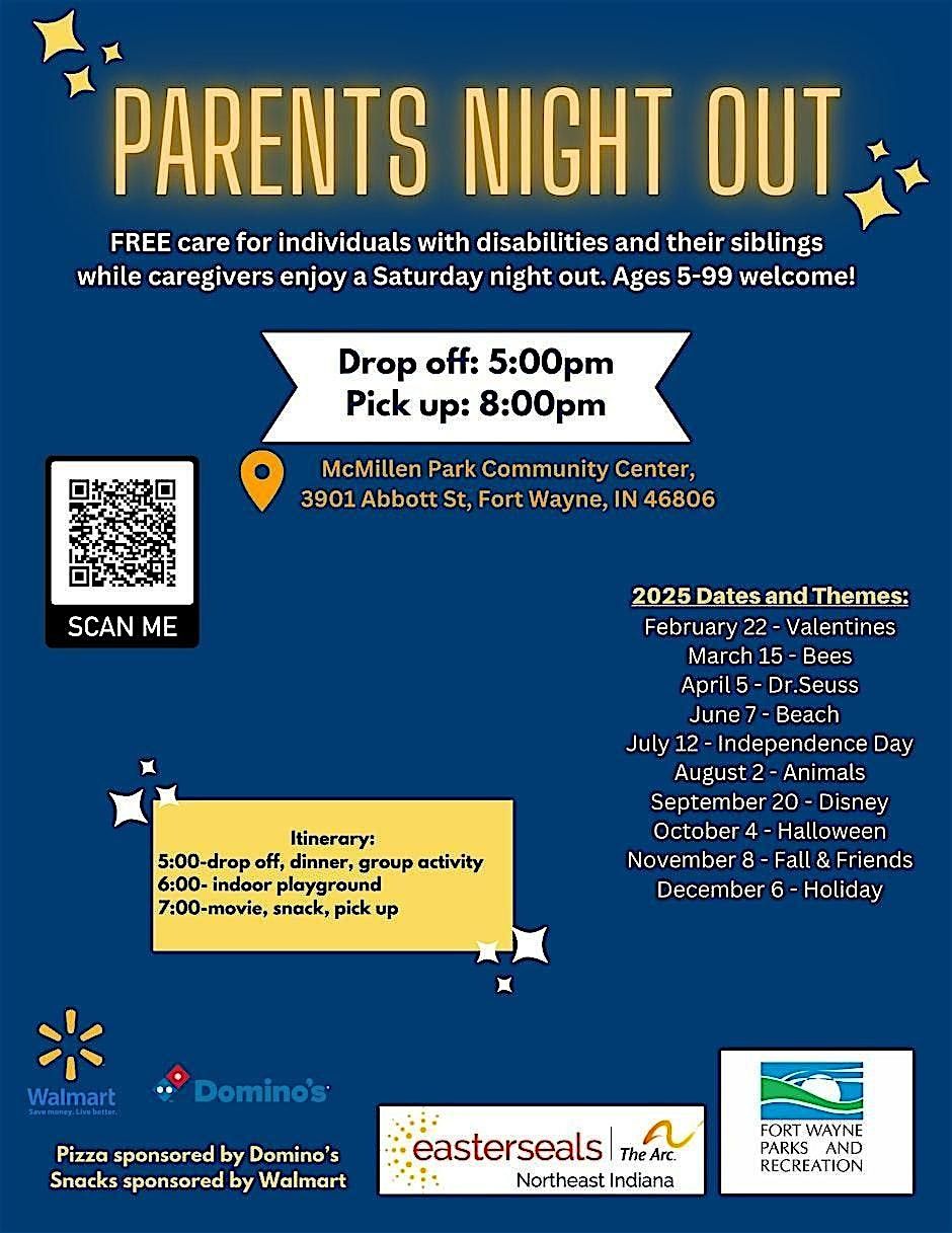 Parent's Night Out - McMillen Park Community Center